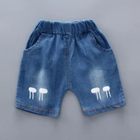 Nouvel été offre spéciale enfant en bas âge enfants bébé garçons chemise dessin animé hauts Denim Shorts pantalons tenues ensemble bébé vêtements 6