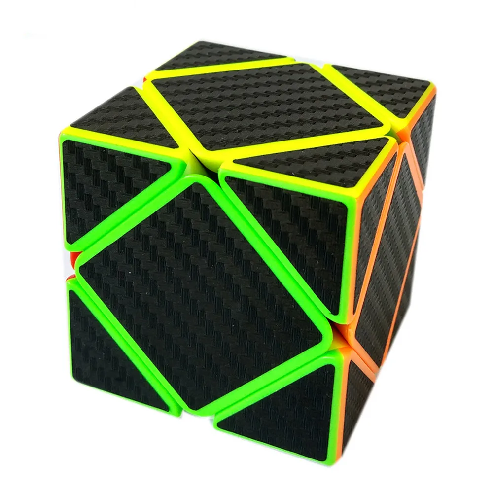 

Z-cube Carbon Fiber Skewb Sticker Speed Magic Cube Irregular Magico Bricks Blocks Educational Toys for Children