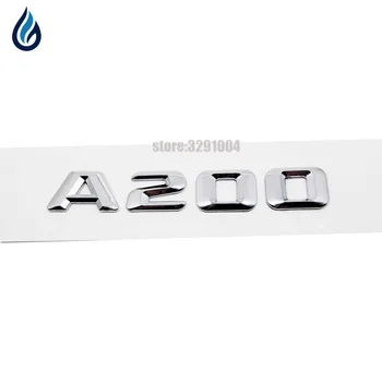 

Car Logo A 200 Rear Trunk Lid Emblem Letter Sticker For Mercedes Benz A200 W176 W168 W169 W204 W203 W211 W210 W212 W205 Cla Gla