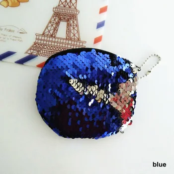

1 Pcs Women Lady Girl Wallet Purse Bag Sequin Zipper Fashion For Money Coin Keys Cards MSJ99