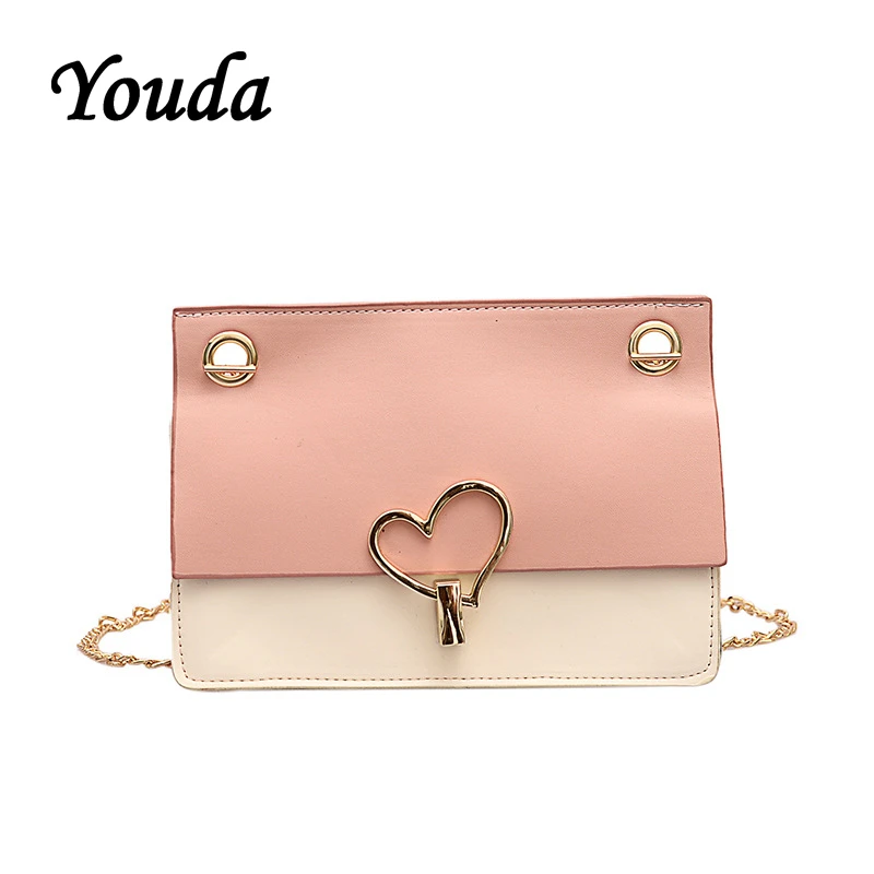 Youda Summer Fashion Sweet Chain Strap Female Packet Simple Original Shoulder Tote Classic Literary Portable Messenger Bag | Багаж и сумки