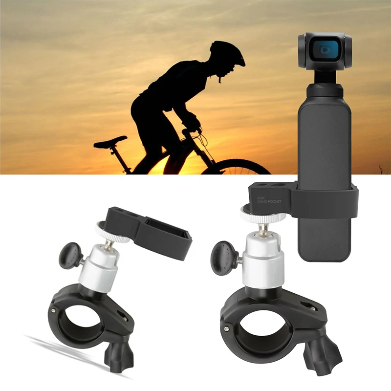 

Mountain Bike Bicycle Extended Bracket Photography Holder Handlebar Stand For DJI OSMO Pocket Camera Cycling Useful