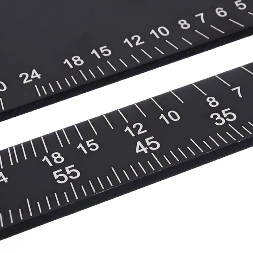 7inch Metric System Measuring Ruler Aluminum Alloy Speed Square Roofing Triangle Ruler for Woodworking Measuring Tools