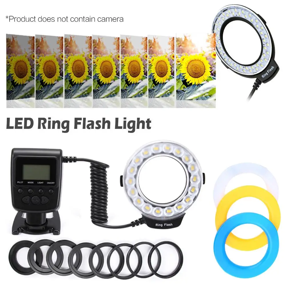 

Portable Circular Flashlight Filling Lamp Digital Single Lens Reflex Camera Macro Ring Flashing Lamp Photography Speedlight