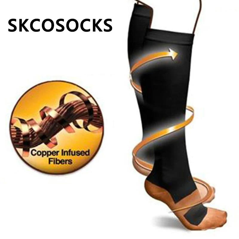 SKCOSOCKS мужские черные Компрессионные носки профессиональные Компрессионные носки для бега высококачественные спортивные носки для мужчин EU 40-47