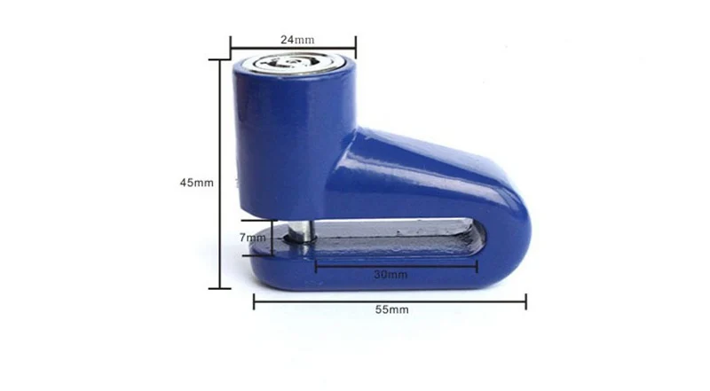 Anti theft Disk Disc Brake Rotor Lock For Scooter Bike Bicycle Motorcycle SafetyLock For Scooter Motorcycle Bicycle Safety 1 11