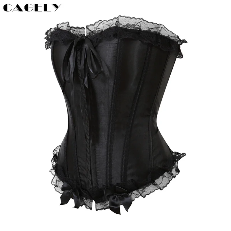 Black Steampunk Corset