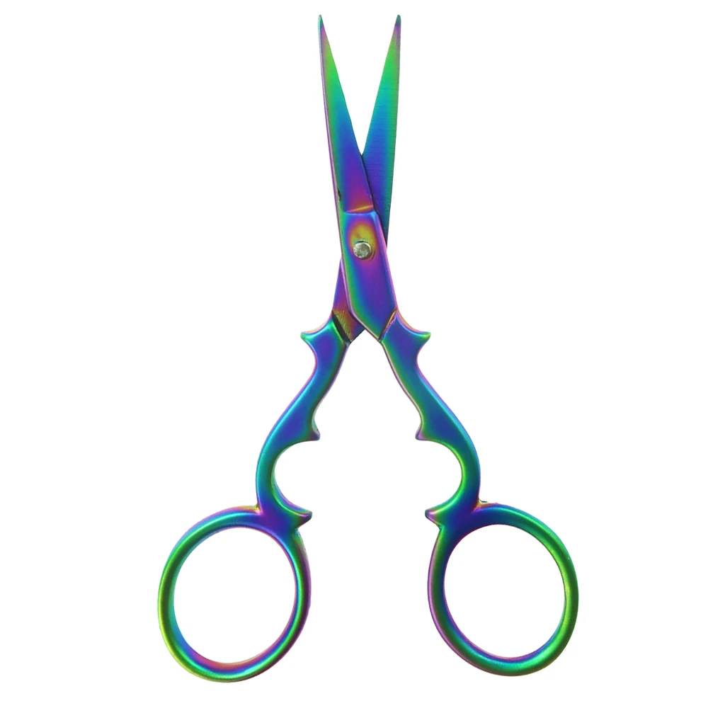 2pcs Vintage Butterfly/Gourd Embroidery Sewing Shears Cross Stitch Scissors