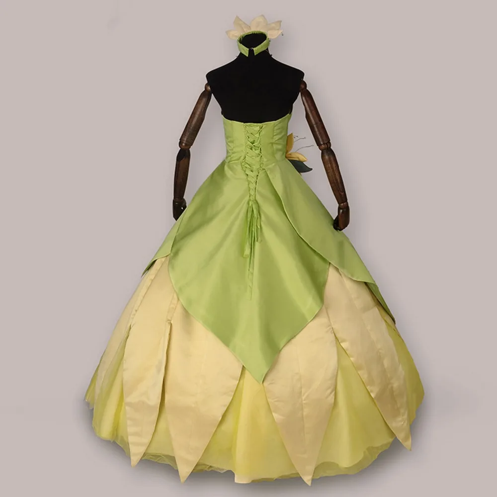 Boutique – Robe Princesse Tiana Pour Filles, Tenue De Spectacle Verte,  Costume Cosplay D'halloween, Princesse Et La Grenouille Pour Enfants -  Enfants Cospaly Robes - AliExpress