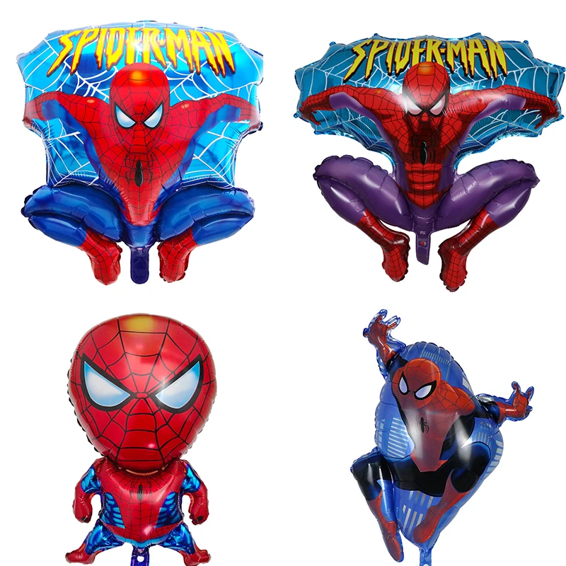 

1pc Spiderman Party Inflatable Helium Foil Balloons Children's Day Birthday Party Decoration Aluminium Spider Man Cartoon Globos