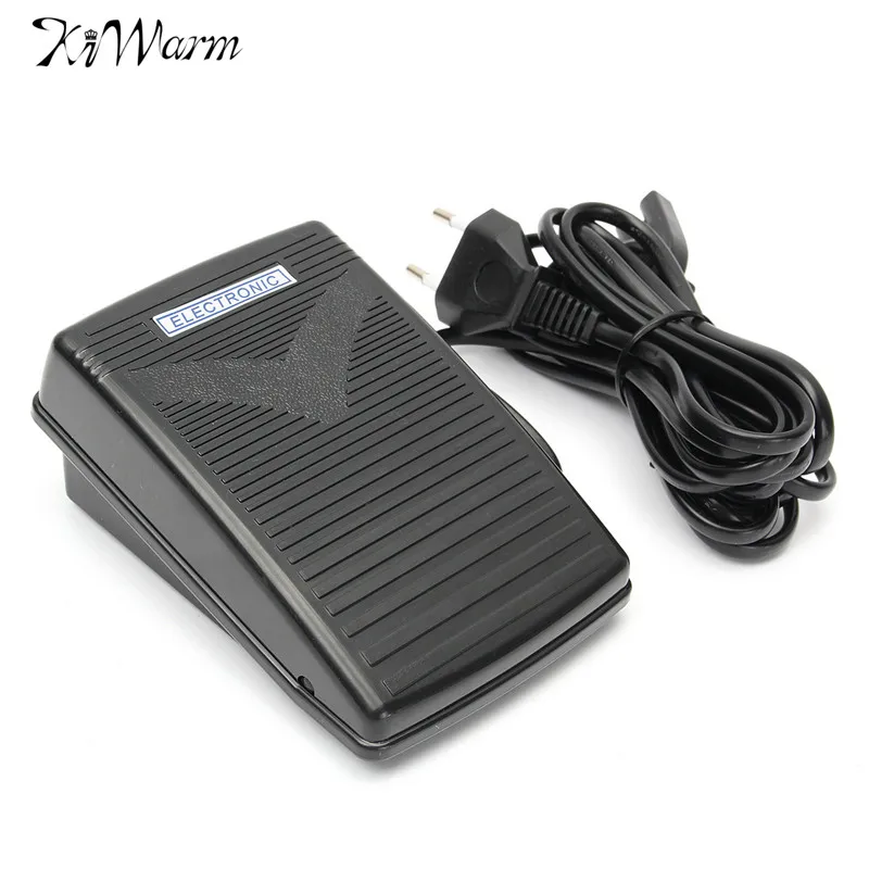 

KiWarm 220-240V Electronic Home Sewing Machine Foot Control Pedal Switch W Cord For Singer 4411 4423 Heavy For Sewing Tools
