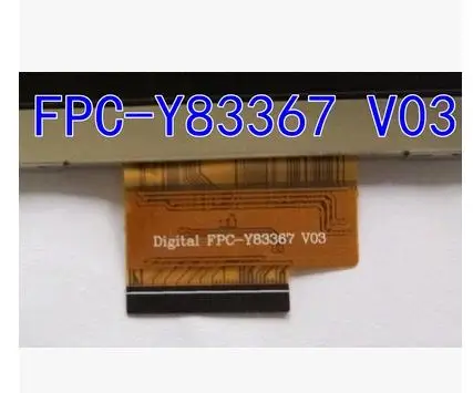 7 дюймовый цифровой ЖК дисплей FPC Y83367 V03 V02 планшет 1024*600 40pin экран Размер деталей