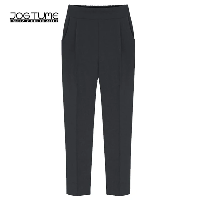 Jogtume Women Plus Size Harem Pants 2017 Autumn Winter Elastic Waist Jogtume Women Plus Size Harem Pants 2017 Autumn Winter Elastic Waist Casual Long Las Office