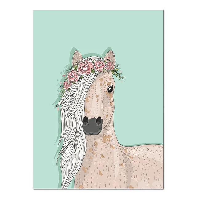 Cartoon-Girl-Unicorn-Flamingo-Poster-and-Print-Wall-Art-Canvas-Painting-Nordic-Style-Nursery-Picture-for.jpg_640x640 (2)