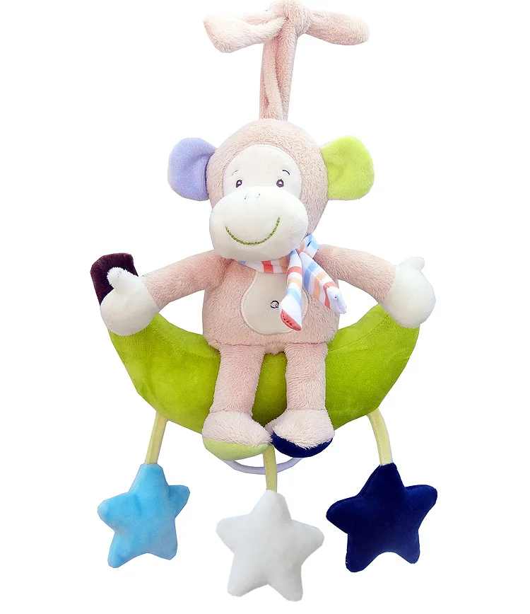 YOOAP  Baby Animal Clip Rattles Toy Kids Soft Plush Toy Infant Stroller/Bed/Crib Hanging Toys  baby toys for educational