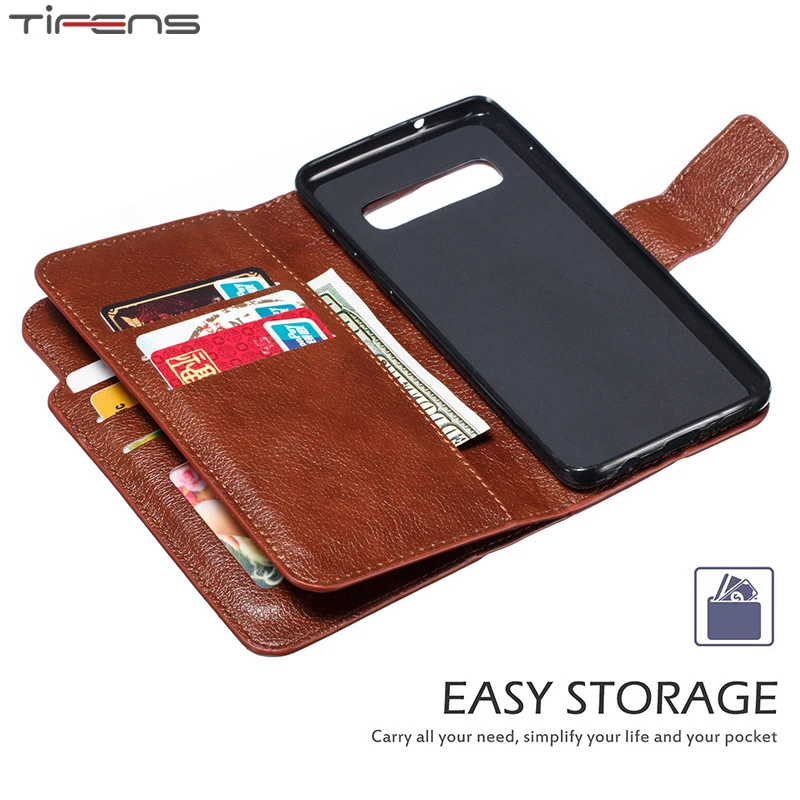 

Wallet M10 M20 Flip Card Slot Stand Cover Luxury Leather Case For Samsung Galaxy S7 edge S8 S9 S10 E Plus S10E Phone Coque Shell
