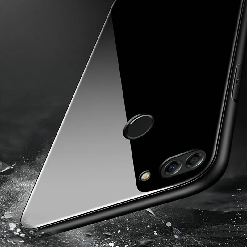 SemgCeKen роскошный оригинальный стеклянный зеркальный чехол для huawei p smart plus 2019 Z