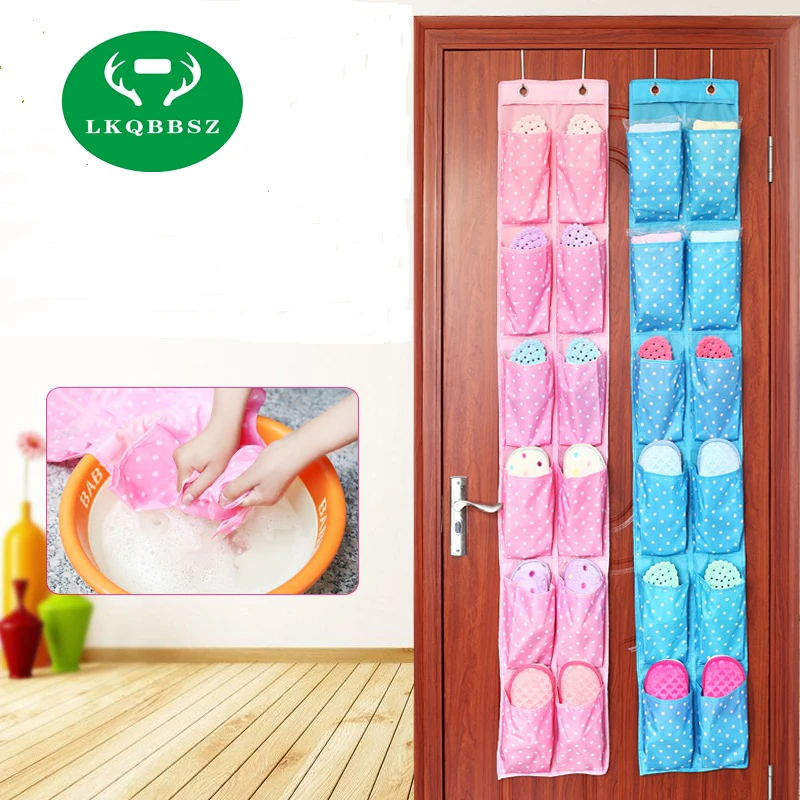 

LKQBBSZ Over Door Hanging Bag Box Shoes Organize Rack Hanger Storage Tidy Oxford Storage Box Wardrobe Closet Hanging bags