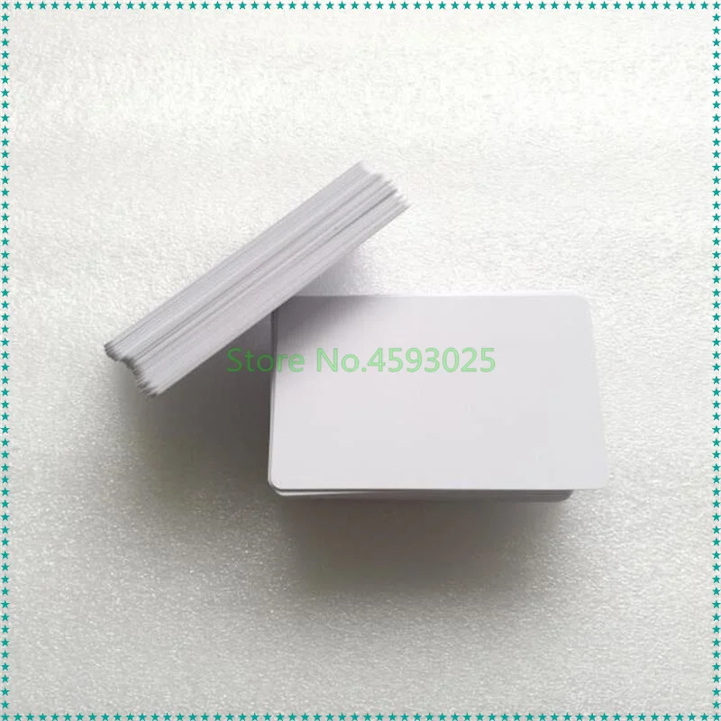 86x54x0,76 Глянцевая струйная печать ПВХ ID карта для Epson T50 R290 R230 L800 для Canon IP4810 принтер белая Пустая карточка из ПВХ