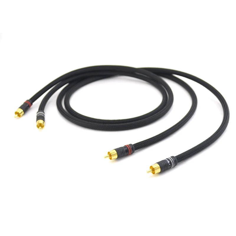 Бесплатная доставка VDH OFC посеребренный аудио кабель RCA с MC D102 MK III Гибридный