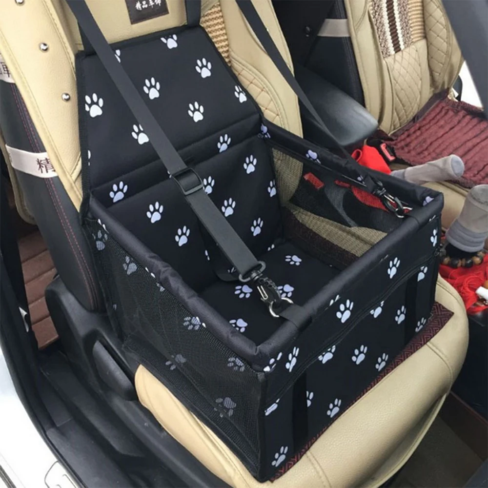 Pet Dog Car Carrier Seat Bag Waterproof Basket Safety Travelling Mesh Hanging Bags Dog Seat Bag Basket