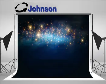 

Magic Space Fairy Dust Blue Gog Shining Stars photography backgrounds Vinyl cloth Computer print party backdrops