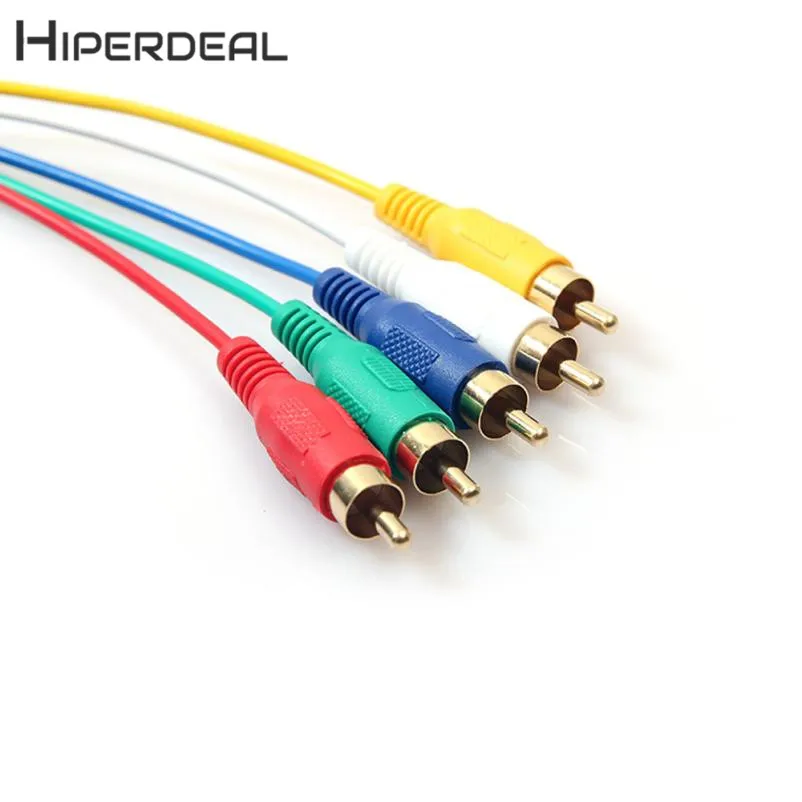 HIPERDEAL Новый 5ft HDMI к 5RCA Мужской Аудио Видео Компонент Конвертировать Кабель 1 5 м для