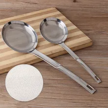 304 нержавеющая сталь соевого молока машина фильтр муть масло пена Рыбалка Ложка горячий горшок дуршлаг