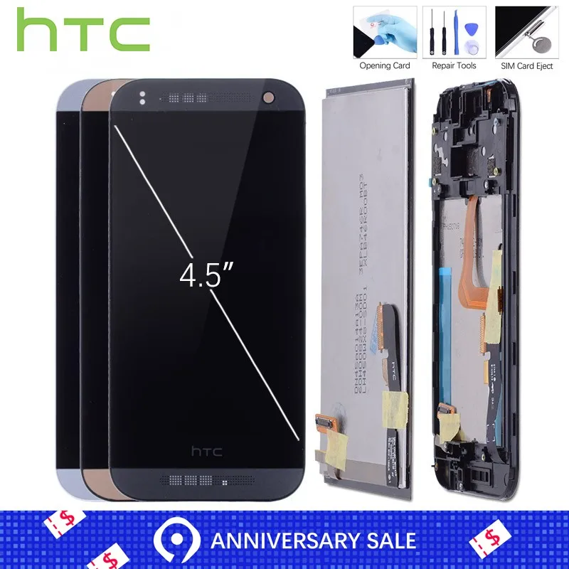 

Original LCD For HTC One Mini 2 Display Touch Screen Digitizer with Frame for HTC One Mini 2 LCD M8 Mini Display Replacement