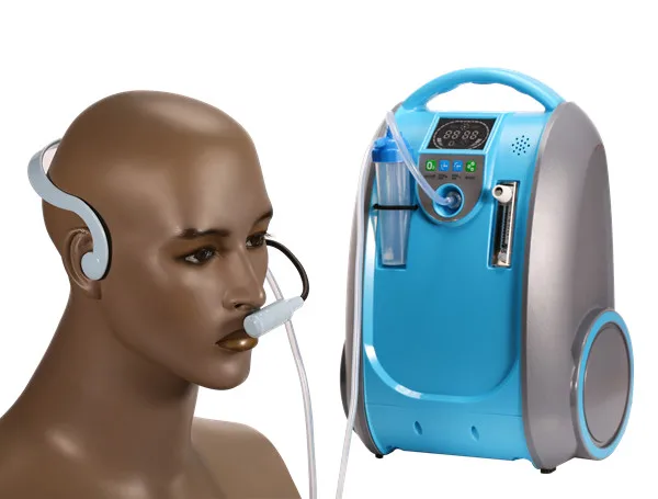  CE Oxygen Concentrator Battery Oxygen Generator Portable O2 Bar Lithium Battery AC Source Car Charg