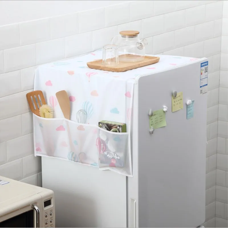 

Refrigerator Dust Cover Practical Fridge Refrigerator Dust Proof Cover Pouch Organize Storage Bag Home Accessories