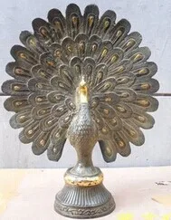 

Tibetan classical Bronze colour color phenix pheonix statue 33 cm tall