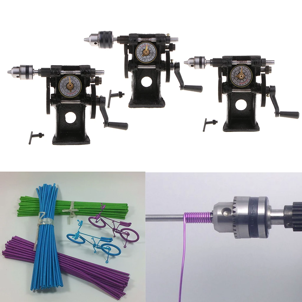 

Premium Manual Coil Winder Hand Coil Winding Machine NZ-5 Coil Counting Counter - 0-99999 Rings
