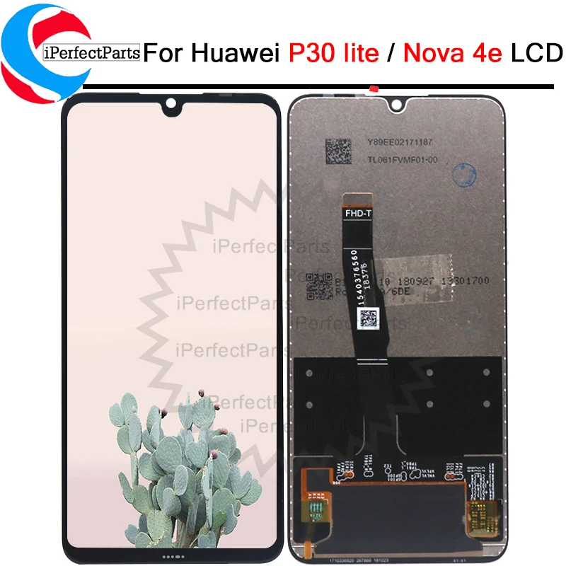 

For Huawei P30 lite LCD with frame Display Touch Screen Digitizer Assembly Replacement For Huawei Nova 4E LCD Display