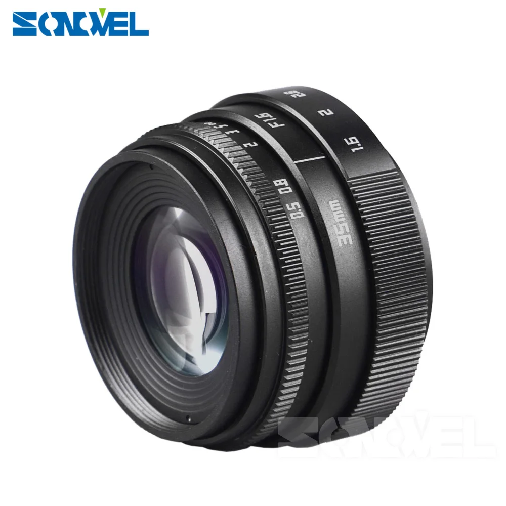 Объектив камеры 35 мм f1.6 C крепление Объективы для видеонаблюдения II N1 Fujifilm Fuji NEX