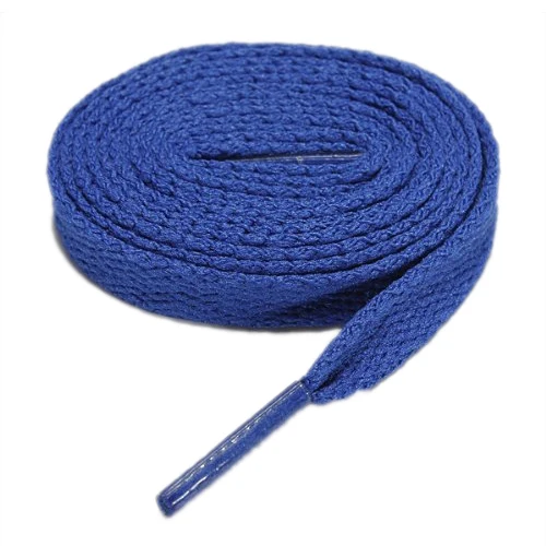 

5pcs( Flat Bootlaces Trainers Skate Strong Shoelaces sapphire blue