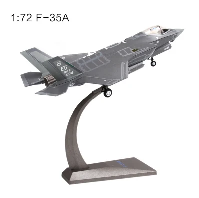 1/72 модель самолета USAF F-35A F35B F35C Lightning II Joint Strike Fighter литой металлический самолет модель игрушки для детей подарок - Цвет: F-35A