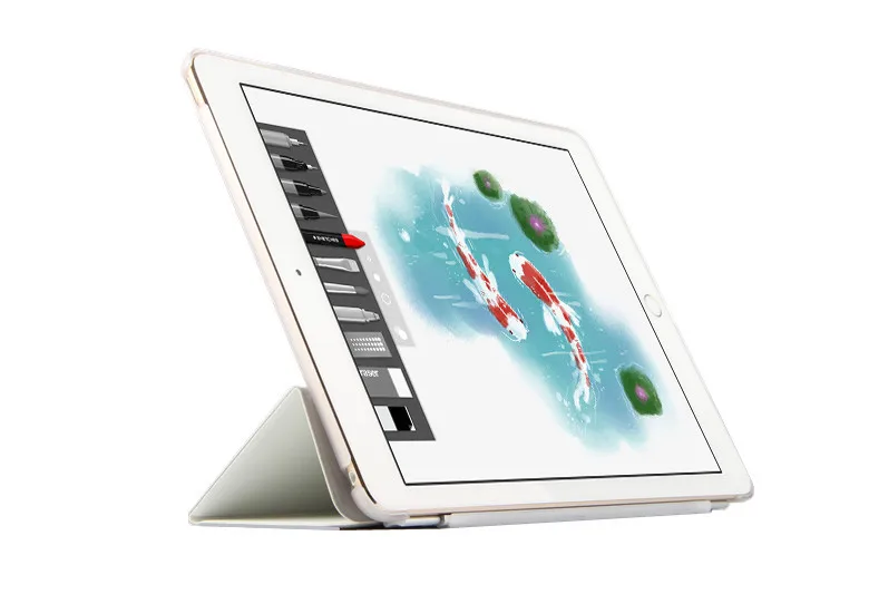 Для ipad Air 2 Чехол Ультра тонкий легкий смарт-чехол Подставка для Apple ipad 6 9,7 дюймов планшет с функцией автоматического сна/пробуждения