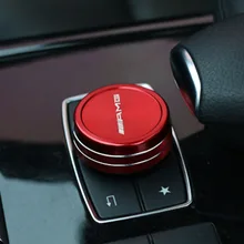 Красный автомобиль центральной консоли переключатель ручка крышка, Стайлинг крышка Накладка для Mercedes Benz A B E класс CLA GLA GLK GLE ML GL