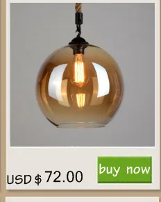 Американский кантри Ретро подвесные светильники винтажный стеклянный абажур подвесной светильник для гостиной барная ткань магазин