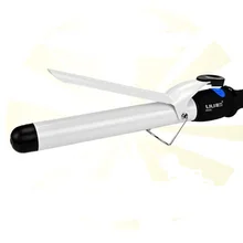 ЖК-дисплей профессиональный, нано, титановый бигуди для волос автоматические Керамика щипцы для завивки палочка волны машины