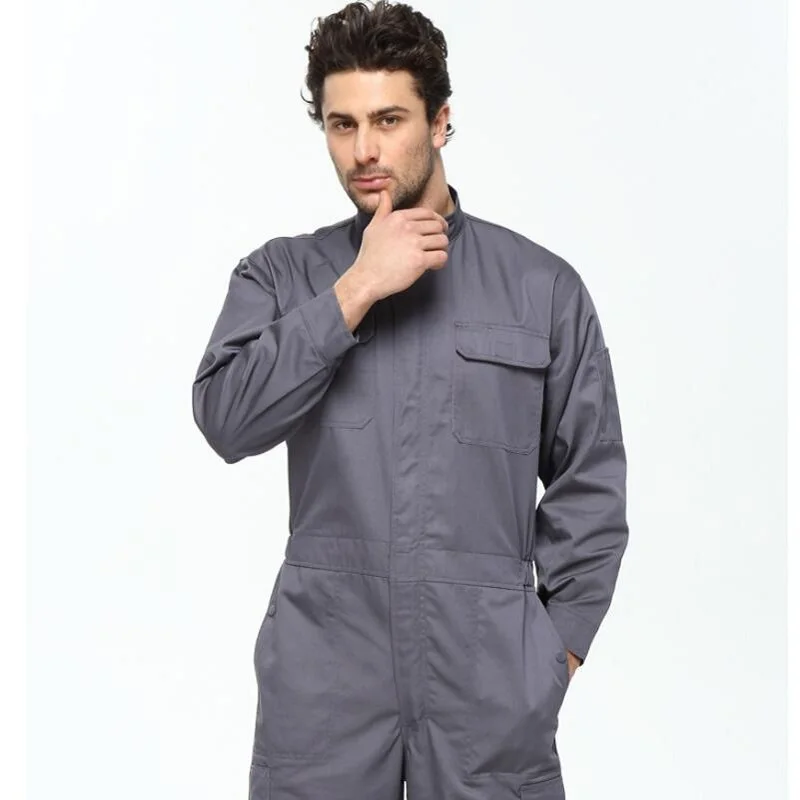 New Work Clothing Hooded Overalls Men Women Long Sleeve Coveralls Repairman Machine Welding Worker Uniforms