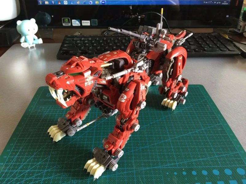 BT 1/72 ZOIDS Saber Tiger, собранная модель Gundam, аниме, фигурка, игрушки для сборки, подарок на день рождения, Рождество