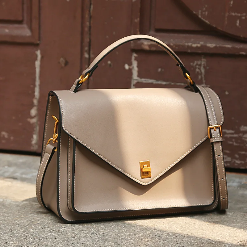 

NEW Genuine Leather Ladies HandBags Women Real Leather Crossbody Bags Totes Messenger Bags High Quality Designer Luxury Brand