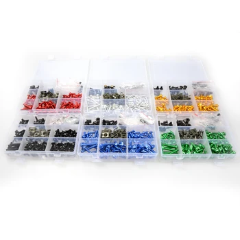 

Universal Motorcycle Fairing Body Bolts Spire Screw Nuts For Kawasaki ER6F ER6N NINJA 300 600 ZX6R 636 ABS 2005 2006 2007 - 2017