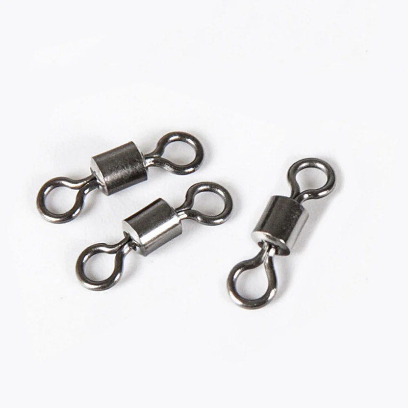 10-50pcs/Lot 1#2#4#10#12# Fishing Connector Pin Bearing Rolling Swivel Connector Stainless Steel with Snap Fishhook Lure Tackle 10-50pcs/Lot 1#2#4#10#12# Fishing Connector Pin Bearing Rolling Swivel Connector Stainless Steel with Snap Fishhook Lure Tackle