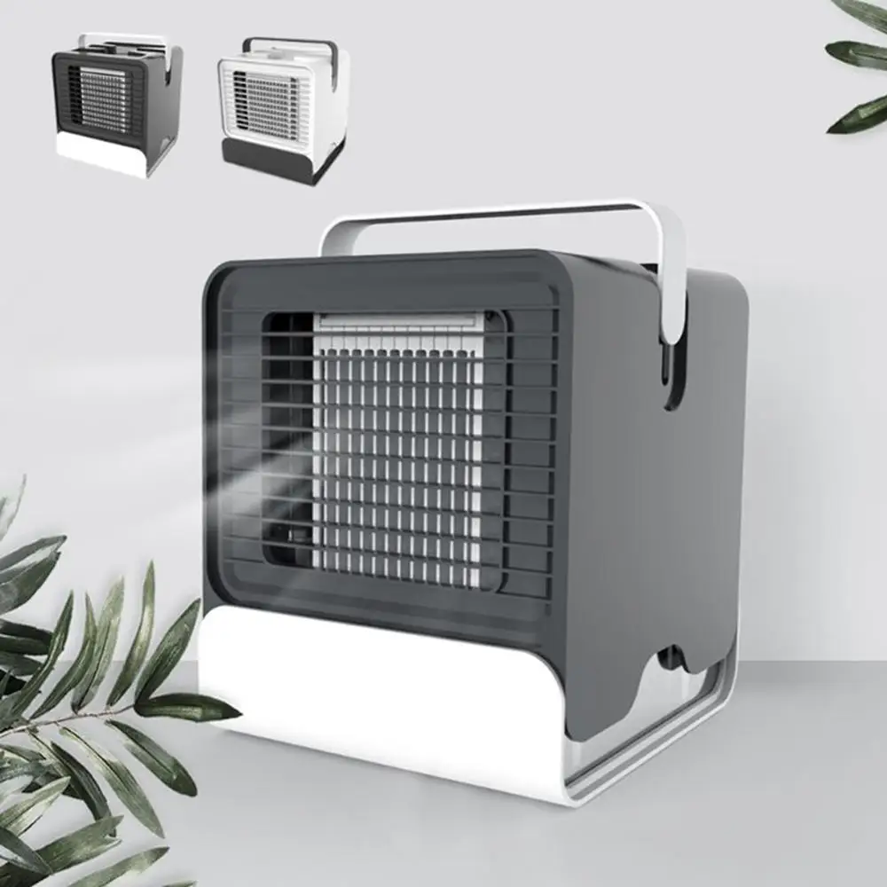 

Mini Air Conditioner Humidifier USB Home Office Purifier Night Light Cooling Fan