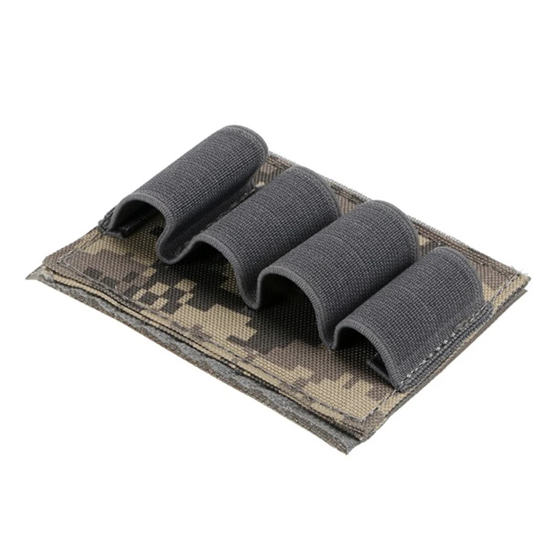 

800D Bullet Pouch Paintball Buttstock Hand Gun Ammo Pouch Carrier Tactical Hunting Rifle 4 Shells Cartridge Holder