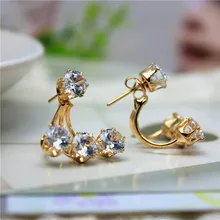 Дизайн, модный бренд, ювелирное изделие, крюк, цветы, кристалл, Двойные серьги-гвоздики, имитация жемчуга, стильные серьги маргаритки для женщин