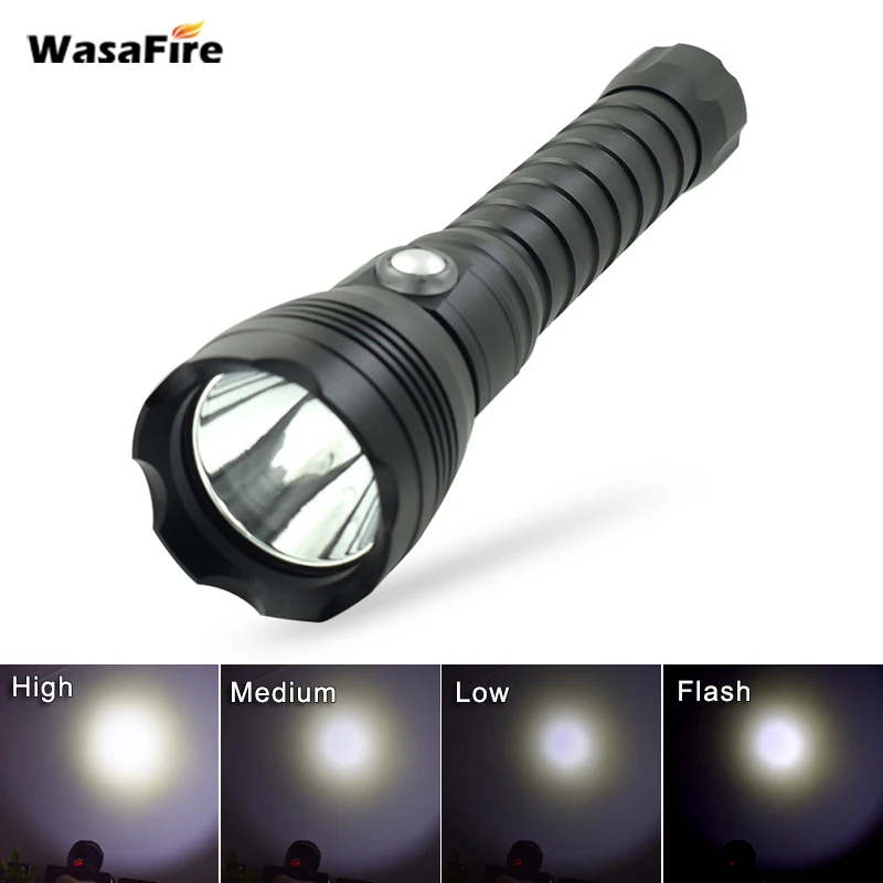 

Diving Light LED Flashlight Camping Lamp 18650 Tactical Scuba Torch XHP70 2.0 LED Dive Flash Light Underwater For Hunting Hiking